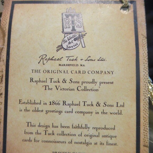 Victorian Collection Collectible Santa Card Tin (empty) - Picture 4 of 10